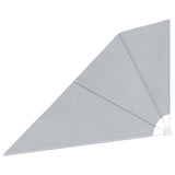 Collapsible Balcony Side Awning Grey 160x240 cm 41574