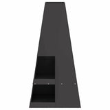 Fire Pit Black 50 x 50 x 100 cm Steel 858948