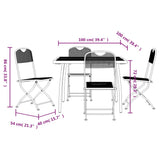 Garden Dining Set Anthracite Metal with e-coating finish Medium 3211811