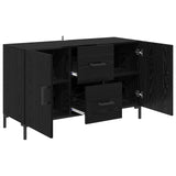 Sideboard Black Oak 100 x 36 x 60 cm Engineered Wood 882480
