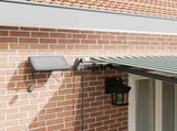 Retractable Awning Green and White 500 x 300 cm 3331464