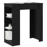 Bar Table 95 x 47 x 103.5 cm Engineered Wood Black Oak 8010960