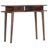ZNTS Console Table 110x35x76 cm Solid Acacia Wood 282872