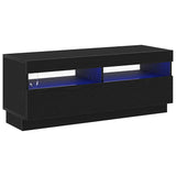 TV Cabinet Black Oak 100 x 35 x 40 cm Engineered Wood 862565