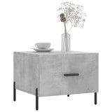 Coffee Tables 2 pcs Concrete Grey 50x50x40 cm Engineered Wood 829421