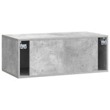 Wall-Mounted TV Cabinet Concrete Grey 78.5 x 41 x 30 cm 898008