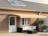 Solar Electric Awning 5 x 3 m Sand 100% Polyester 3426370