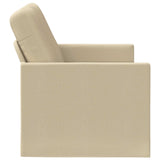 2 Seater Sofa Cream 150 x 81 x 82 cm Fabric 42041080