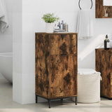 Bathroom Cabinet with Drawer Smoked Oak 39.5 x 36 x 88 cm 883399