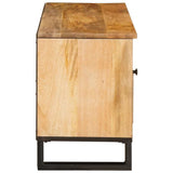 TV Cabinet with Drawer Brown 100 x 33 x 46 cm Solid Mango Wood 4018060