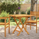 Folding Garden Table 85x85x76 cm Solid Teak Wood 47419