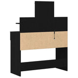 Dressing Table Black Oak 100 x 40 x 130 cm Engineered Wood 868852