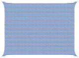 Sunshade Sail Blue and White 5 x 5 m HDPE 42032872
