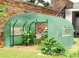 300 x 300cm Walk-In Polytunnel Greenhouse - Green T3398P317639