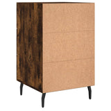 Bedside Cabinet Smoked Oak 40x40x66 cm Engineered Wood 827681