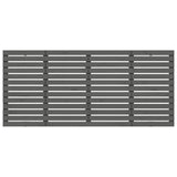 Wall Headboard Grey 206x3x91.5 cm Solid Wood Pine 824670