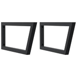 Basin Shelf Wall Mounted Steel and Solid Wood Acacia 3302895