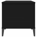 Coffee Table Black 90x44.5x45 cm Engineered Wood 819589