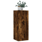 Wall Mounted Cabinet Smoked Oak 34.5x34x90 cm 828849