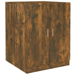 Washing Machine Cabinet Smoked Oak Engineered Wood 3120182