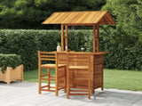 Garden Bar Set Natural wood Solid acacia wood Medium Footrest 3116004