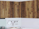 Wall Corner Cabinet LUCCA Old Wood 57 x 57 x 100 cm 885173