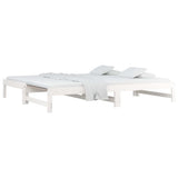 Pull-out Day Bed without Mattress White 2x cm 820433