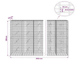 Gabion with 3.5 mm Wire and 5x10 cm Mesh 950x20x200 cm 3462685