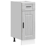 Kitchen Base Cabinet Porto Grey Sonoma Engineered Wood 853943