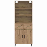 Highboard 2 pcs Artisan Oak 69.5 x 32.5 x 180 cm 3415893