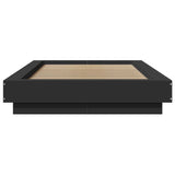 Bed Frame without Mattress Black 100x200 cm 3281204