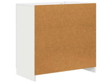 Drawer Cabinet High Gloss White 66 x 34.5 x 87 cm 895759