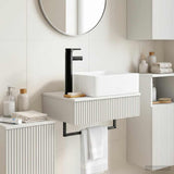 Wall-Mounted Wash Basin White 50 x 41 x 39 cm Engineered Wood 890188