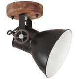 320514 Industrial Wall/Ceiling Lamps 2 pcs Black 20x25 cm E27