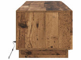 LED TV Cabinet Old Wood Engineered Wood 897793