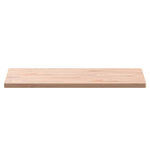 Table Top 80x40x2.5 cm Rectangular Solid Wood Beech 3188882