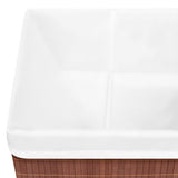 Bamboo Storage Boxes 4 pcs Brown 320768