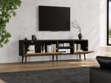 Modern Geometric TV Stand, Lowboard, TV Cabinet, TV Unit, Modern Industrial Entertainment Center, N605P438648Z