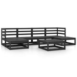7 Piece Garden Lounge Set Solid Pinewood 3076073