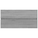 ZNTS Sink Cabinet Grey Sonoma 90x38.5x45 cm Engineered Wood 815655