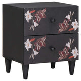 Bedside Table Brown 40 x 33.5 x 46 cm Solid Mango Wood 4018698