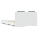 Bed Frame without Mattress White 120x200 cm 3209926