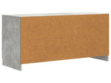 Sideboard Concrete Grey 89 x 34.5 x 57 cm Engineered Wood 895808