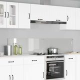Kitchen Backsplash 2 pcs Transparent 100 x 40 cm Tempered Glass 3415539