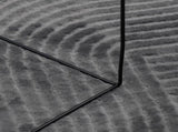 Rug IZA Short Pile Scandinavian Look Anthracite 80x150 cm 375426