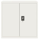 ZNTS File Cabinet White 90x40x130 cm Steel 3188311