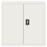 ZNTS File Cabinet White 90x40x130 cm Steel 3188311