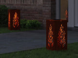 Solar LED Pathway Light 2 pcs Bronze Weathering Steel 879799