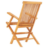 Garden Table And Chair Natural Teak 48999