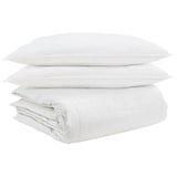 Duvet Set with Pillow 3 pcs White Down Feather 3377019